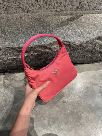 Prada hobo(桃粉色)3