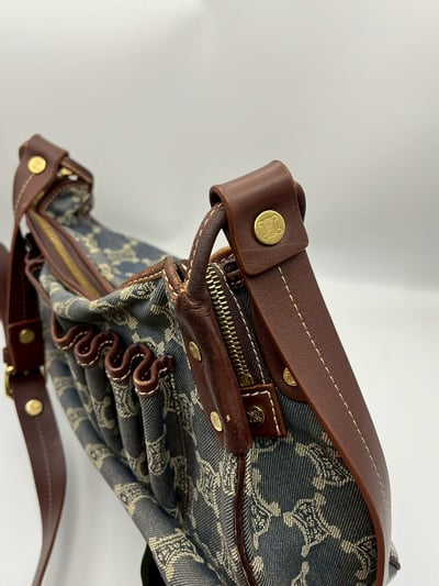 Celine丹寧側背包11