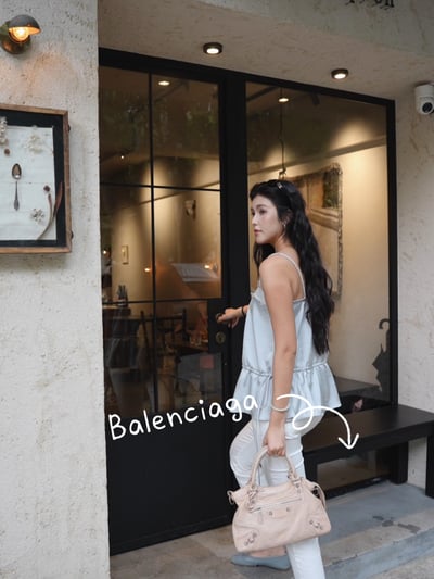 Balenciaga 機車包(櫻花粉)2