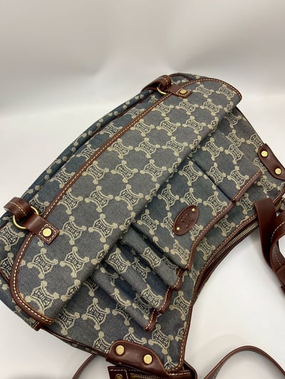 Celine丹寧側背包4