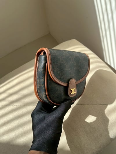 Celine凱旋門馬鞍包5