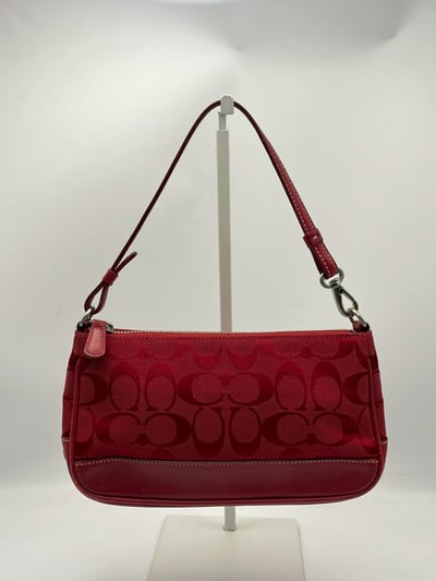 Coach手提包(紅）5