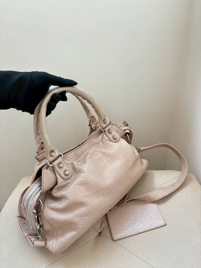 Balenciaga 機車包/寶寶粉10