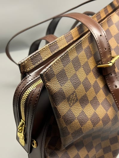 Louis vuitton棋盤格手提包10