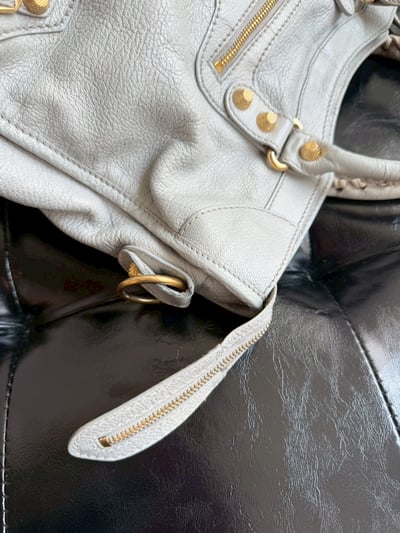 Balenciaga機車包(冰川藍)13