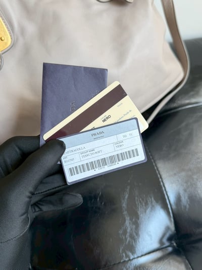 Prada托特包(藕粉色)10