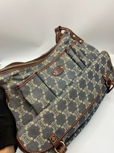 Celine丹寧側背包8