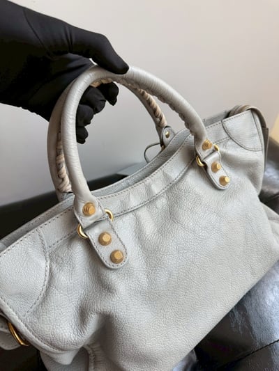 Balenciaga機車包(冰川藍)7