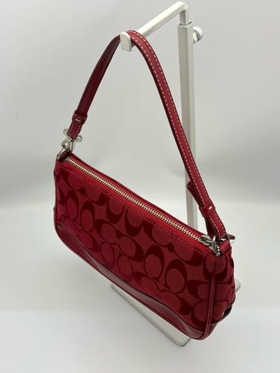 Coach手提包(紅）4