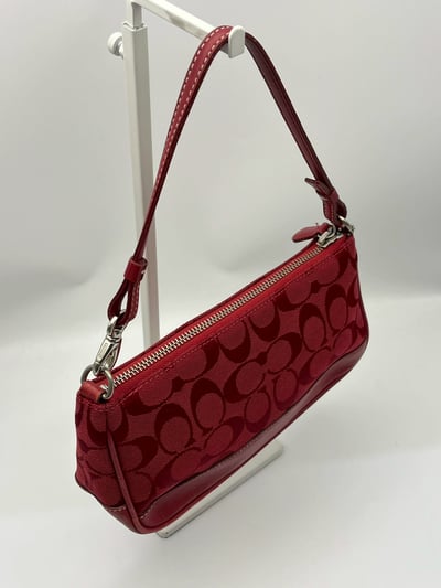 Coach手提包(紅）3