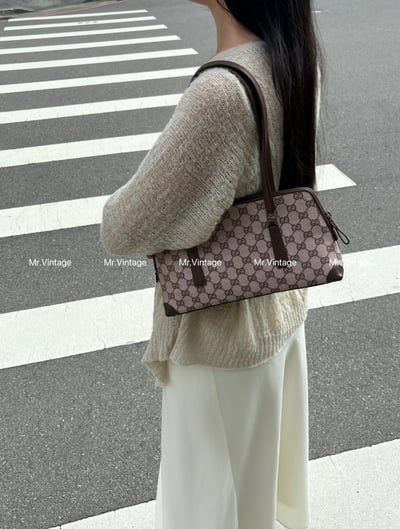 Gucci老花單肩包1