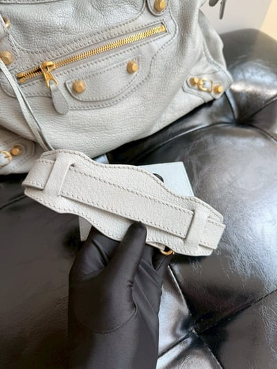 Balenciaga機車包(冰川藍)14