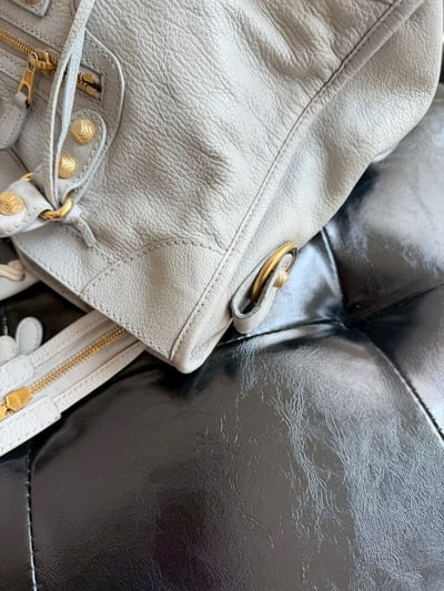 Balenciaga機車包(冰川藍)11