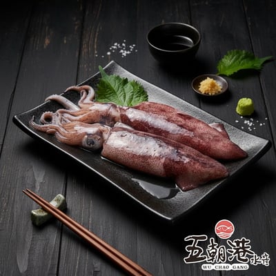 【五朝港水產】野生船凍透抽 #31