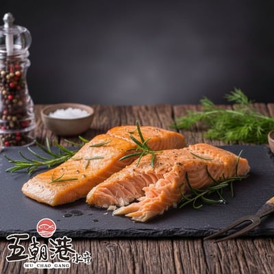 【五朝港水產】紐西蘭庫克山帝王鮭魚菲力 | 鮭魚2