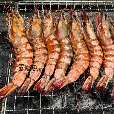 【五朝港水產】南洋活凍8P大草蝦3盒4