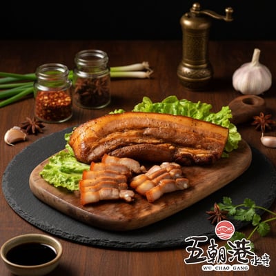 【五朝港水產】經典古早味鹹豬肉(150g)1