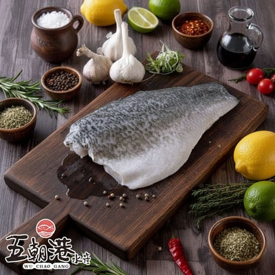【五朝港水產】鮮凍金目鱸魚清肉(8片組優惠)(300~400g±10%/片)2