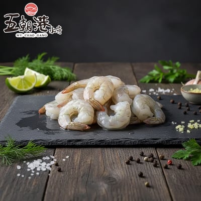【五朝港水產】割背白蝦仁1