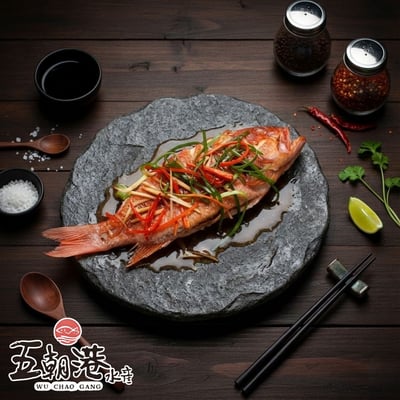 【五朝港水產】紅條魚/珊瑚石斑(400~450g±10%/尾)2