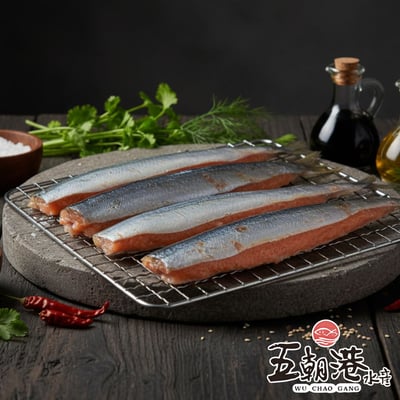 【五朝港水產】明太子秋刀魚1