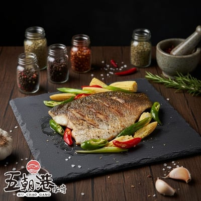 【五朝港水產】鮮凍金目鱸魚清肉(8片組優惠)(300~400g±10%/片)1