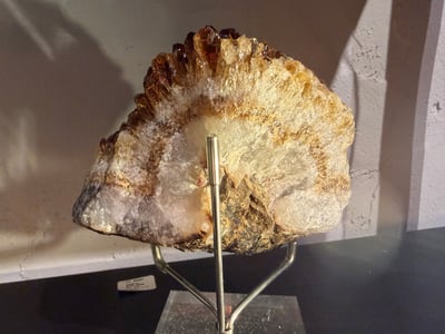 巴西帶皮黃水晶 9x12x7(cm)4