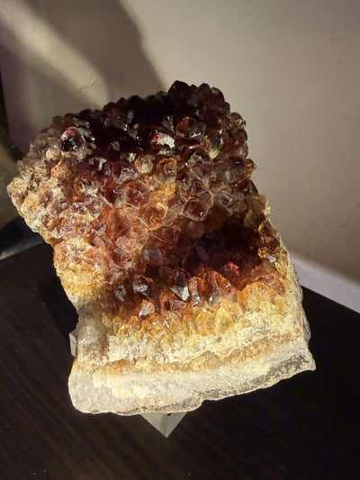 巴西帶皮黃水晶 9x12x7(cm)5