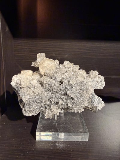 福建方解石共生水晶 10x17x81