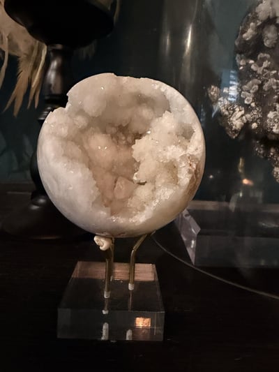 摩洛哥白水晶洞 10x10x10(cm)2