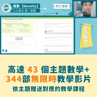 【108課綱小一】入門學習組(上) 1-1~1-62