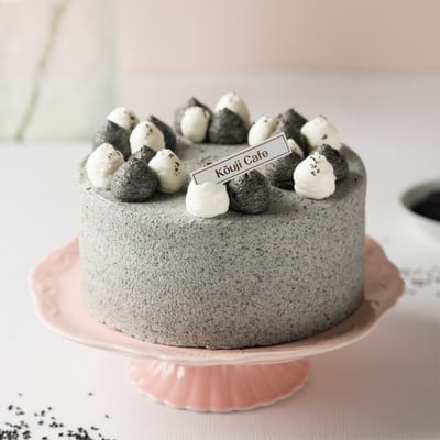 黑芝麻戚風蛋糕2