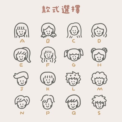 QQ人｜ 立體姓名貼2
