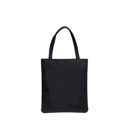 客製化 黑色 單肩帆布包(有拉鍊+內袋)1