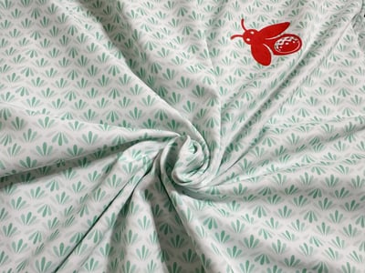 情侶款｜螢火蟲系列  綠葉瓣撞色 短袖POLO衫-男8