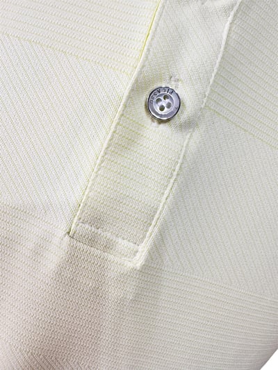 橫斜紋雙斜紋-繡花LOGO短袖上衣-黃（男）3