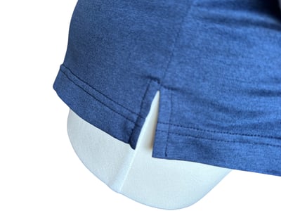 情侶款 | 磨毛面料超親膚POLO衫短袖上衣-深藍（男）6