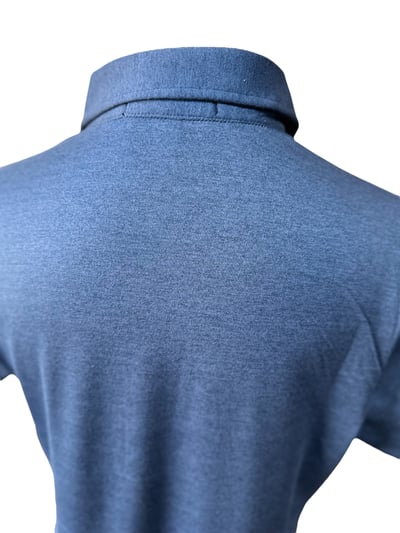 情侶款 | 磨毛面料超親膚POLO衫短袖上衣-深藍（男）5