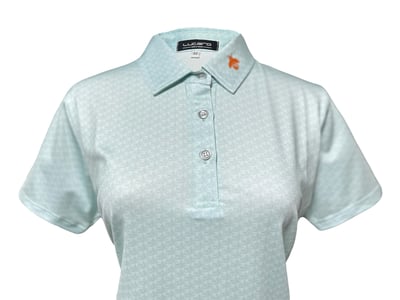 情侶款｜螢火蟲系列 清新薄荷綠印花 短袖POLO衫-女3