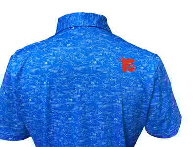 男款｜螢火蟲系列 棕梠樹圖騰印花 短袖POLO衫-男4