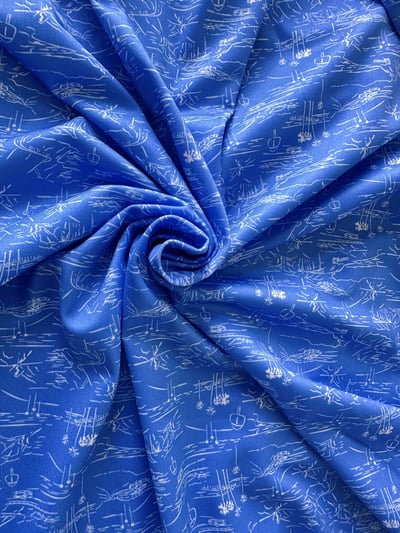 男款｜螢火蟲系列 棕梠樹圖騰印花 短袖POLO衫-男7