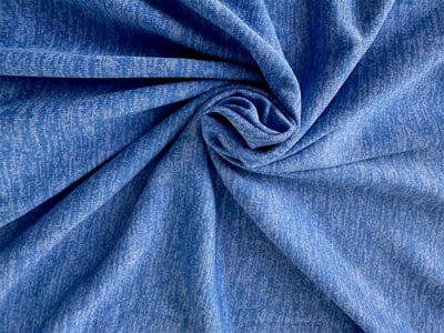 情侶款｜暈染深淺藍色印花-POLO衫短袖上衣-藍（男）7