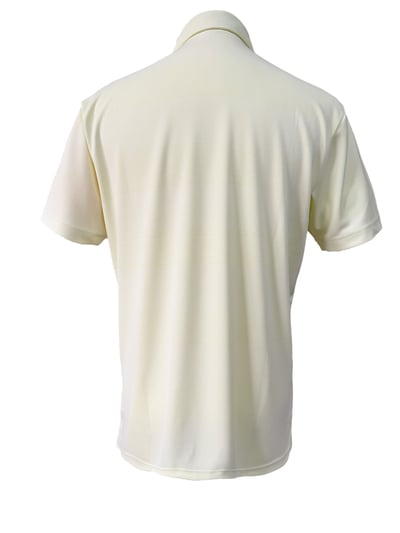 橫斜紋雙斜紋-繡花LOGO短袖上衣-黃（男）6