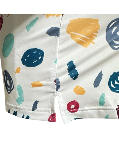 情侶款｜螢火蟲系列 塗鴉彩繪印花 短袖POLO衫-女5