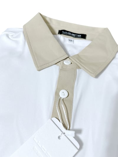 情侶款｜螢火蟲系列 奶茶領 短袖POLO衫-女3