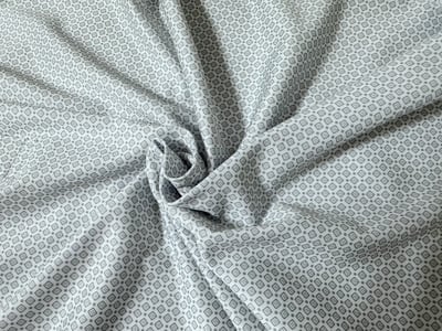 情侶款｜螢火蟲系列 淺霧綠幾何滿版小印花短袖POLO衫-女8