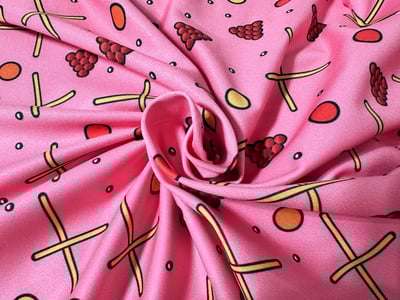 情侶款｜螢火蟲系列 雅痞粉色 撞球印花短袖POLO衫-男8