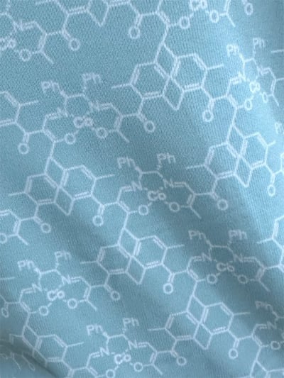 情侶款｜螢火蟲系列 蒂芬妮綠 未來感結構印花 短袖POLO衫-男6