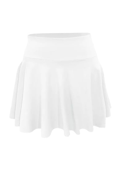 女｜高腰彈性A字傘狀 蛋糕裙 兩件式 修身裙-SM1