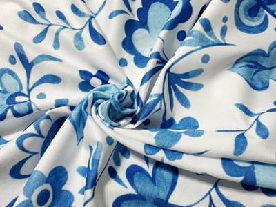 情侶款｜螢火蟲系列 水墨花園印花 短袖POLO衫-女7